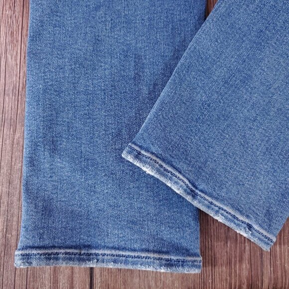 Mother Womens Size 27 The Tomcat Play Like A Pirate Straight Leg Jean Distressed - Picture 11 of 16